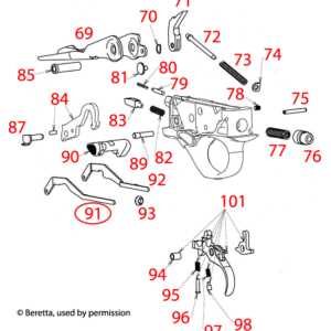 beretta 686 parts diagram