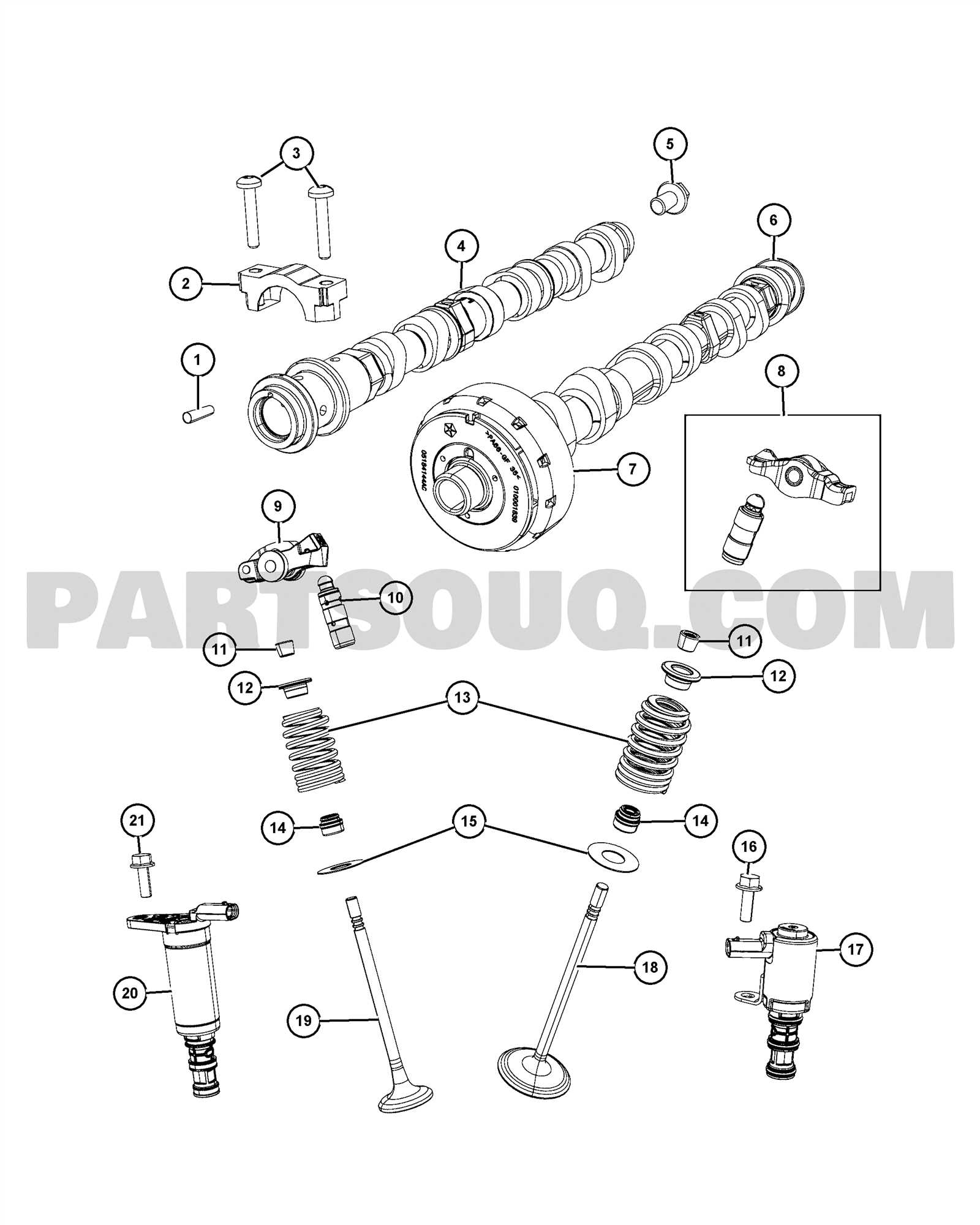 chrysler pacifica parts diagram