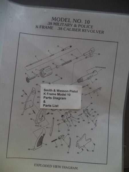 thompson contender parts diagram