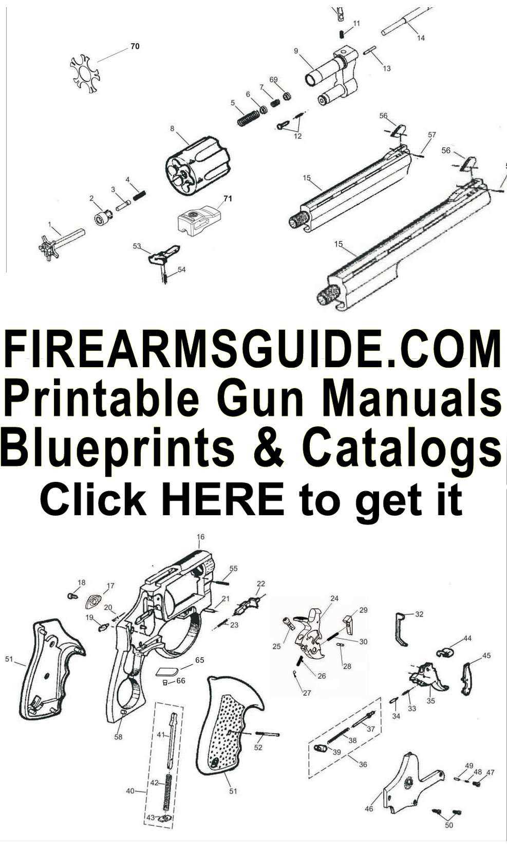 revolver parts diagram