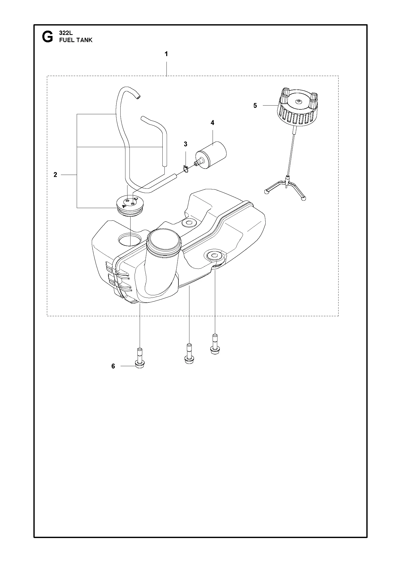 husqvarna 322c parts diagram