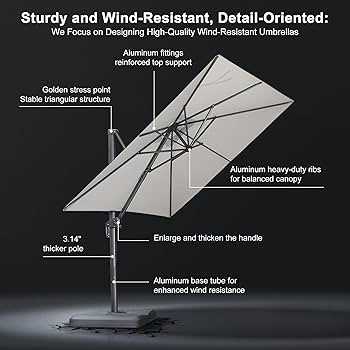 offset umbrella parts diagram