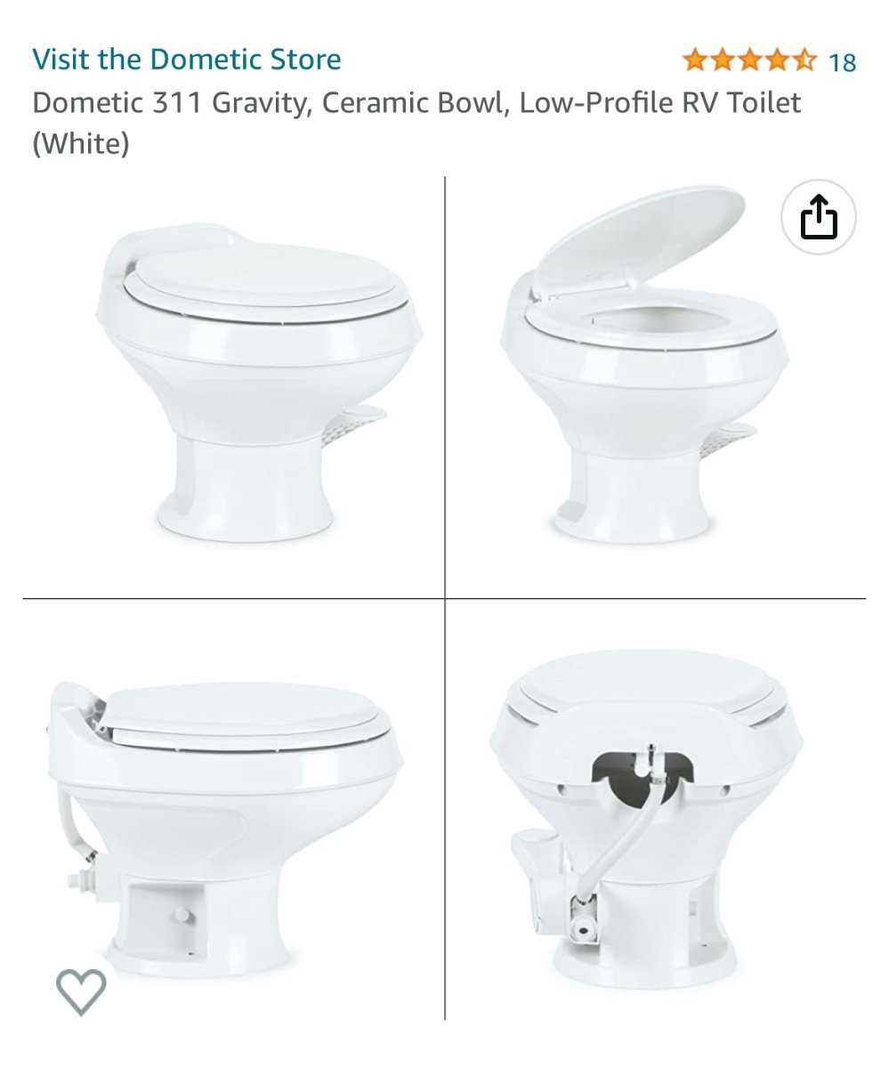 dometic 311 rv toilet parts diagram