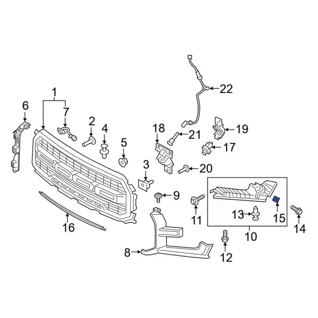 f150 front end parts diagram