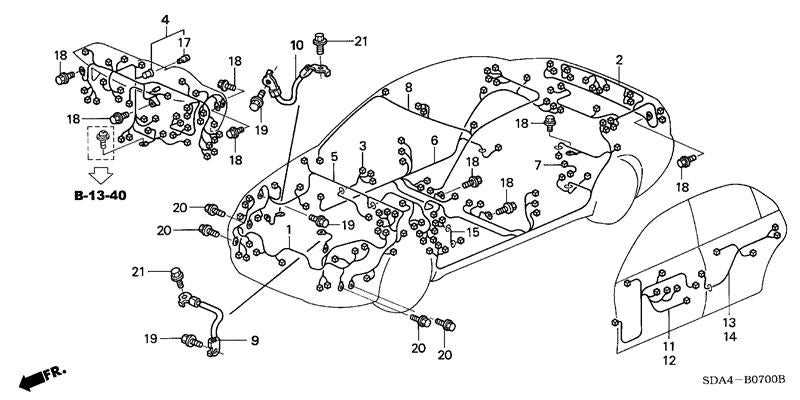 harness parts diagram