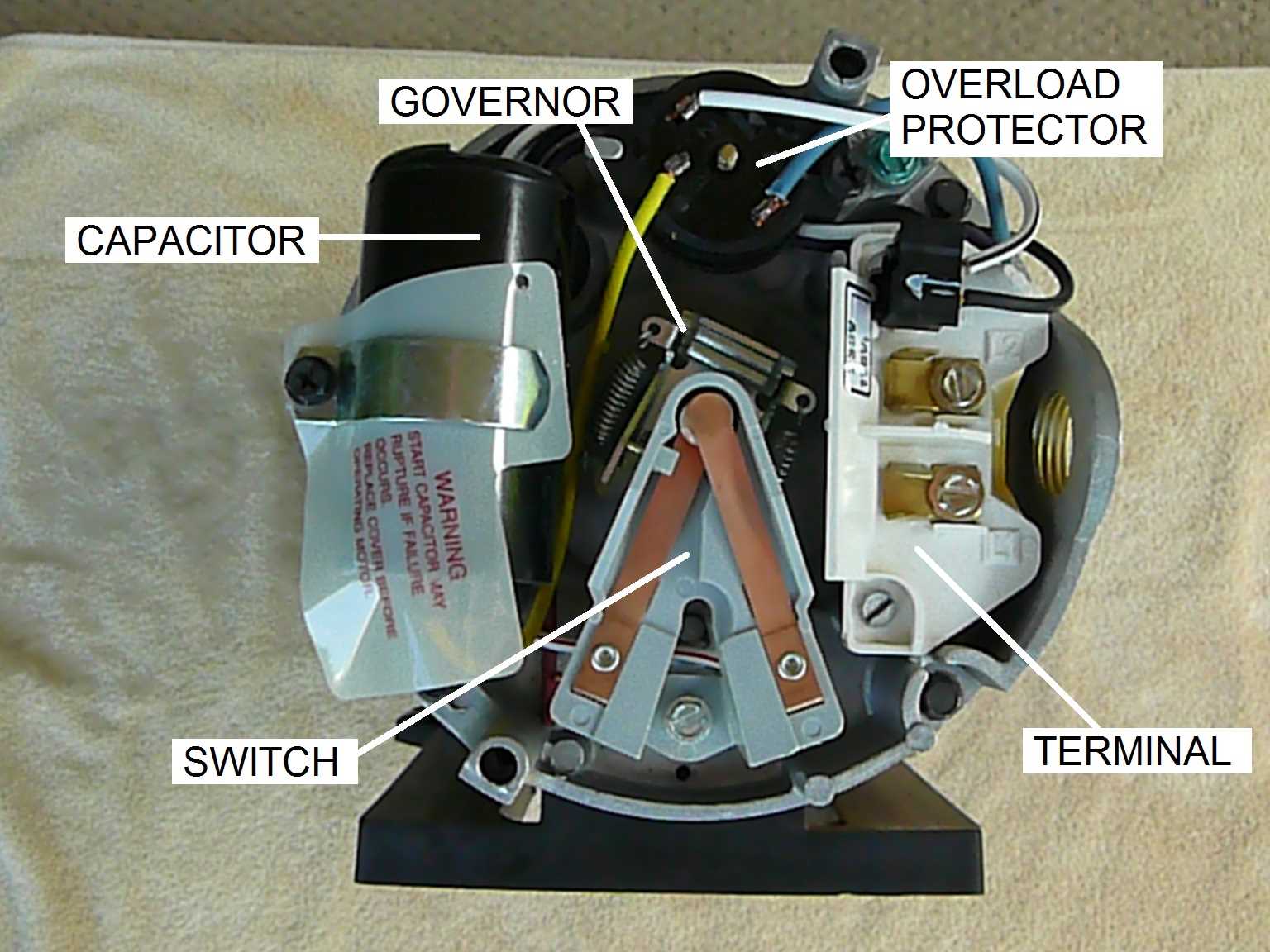 a. o. smith motor parts diagram