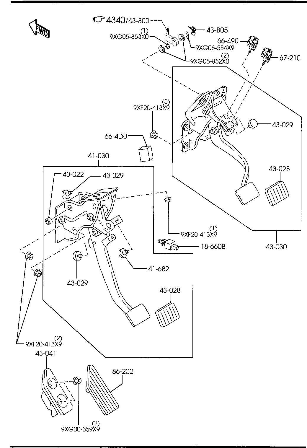 mazda tribute parts diagram