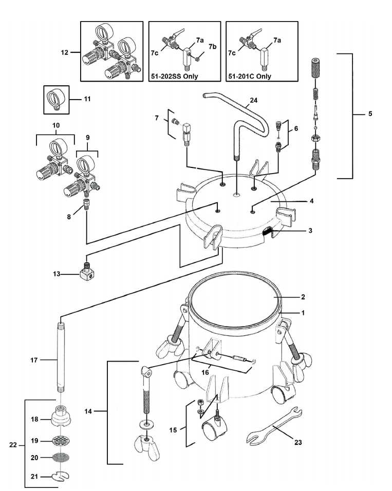 tank parts diagram