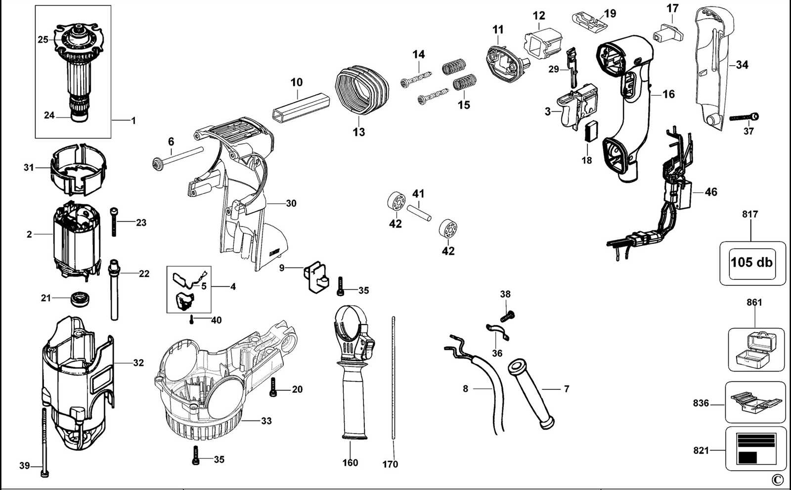 hilti te 40 avr parts diagram