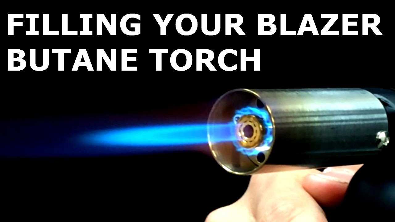 butane torch parts diagram