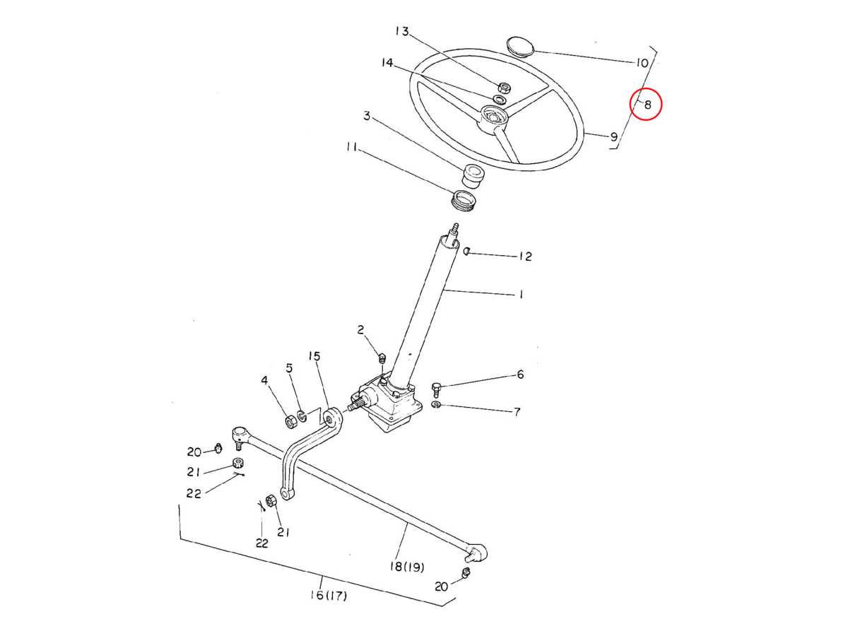 john deere steering parts diagram