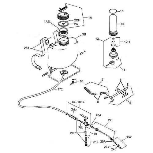 stihl sg20 sprayer parts diagram