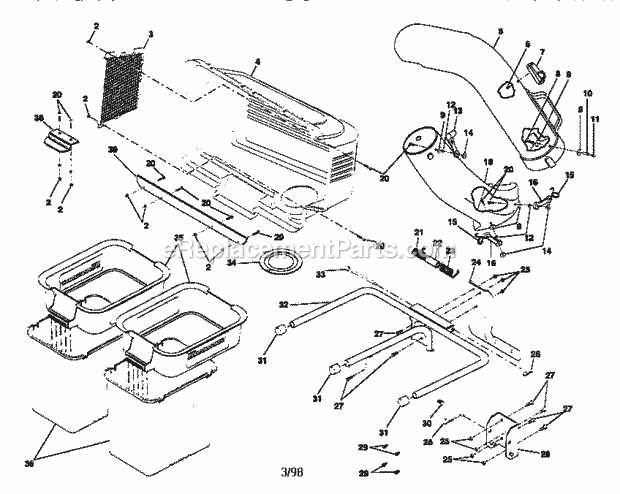 craftsman yt3000 parts diagram