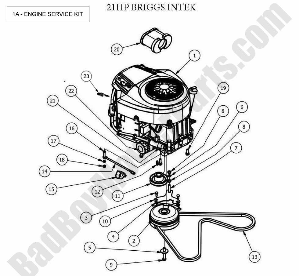 17 hp briggs and stratton engine parts diagram