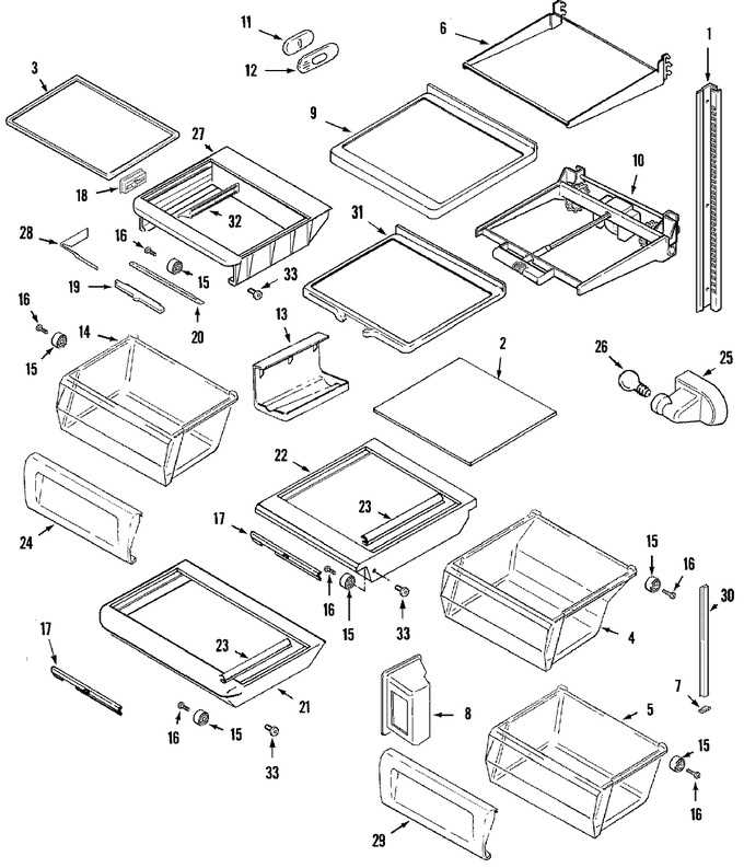 appliance parts diagrams