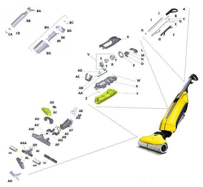 karcher lr54005 parts diagram