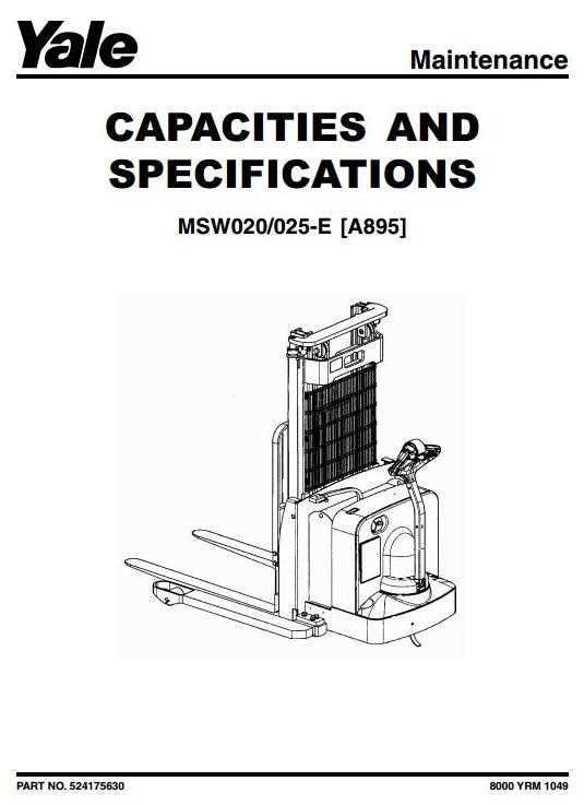 yale electric pallet jack parts diagram