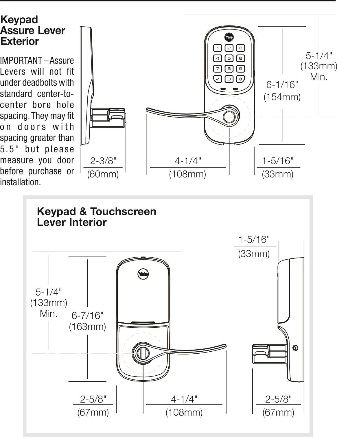 yale lock parts diagram