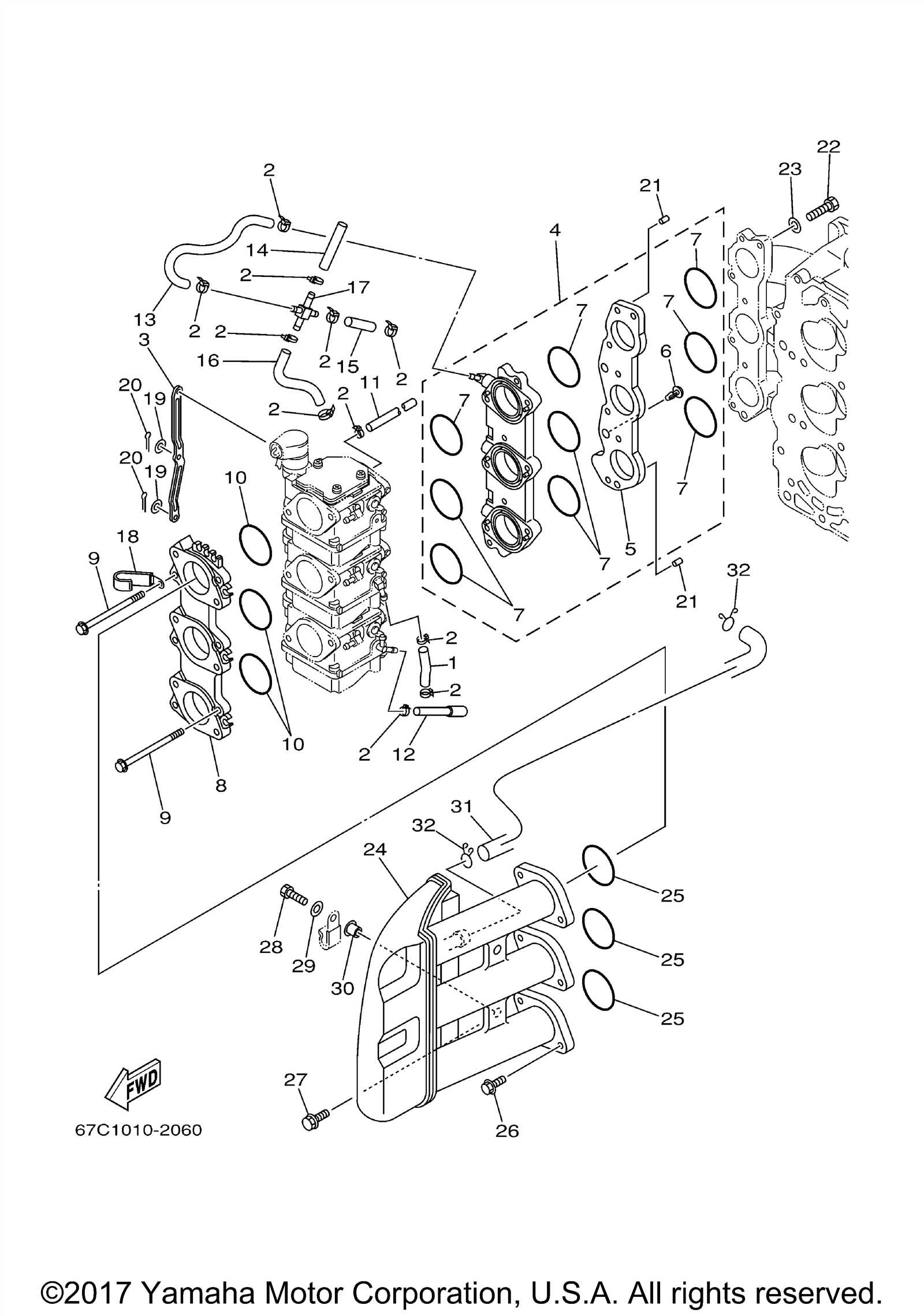 yamaha 30 hp outboard parts diagram