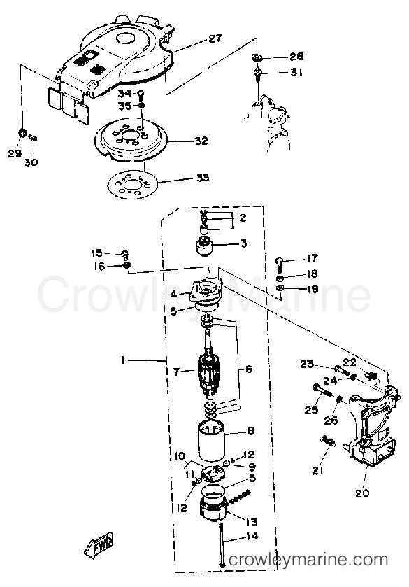 yamaha 30 hp outboard parts diagram