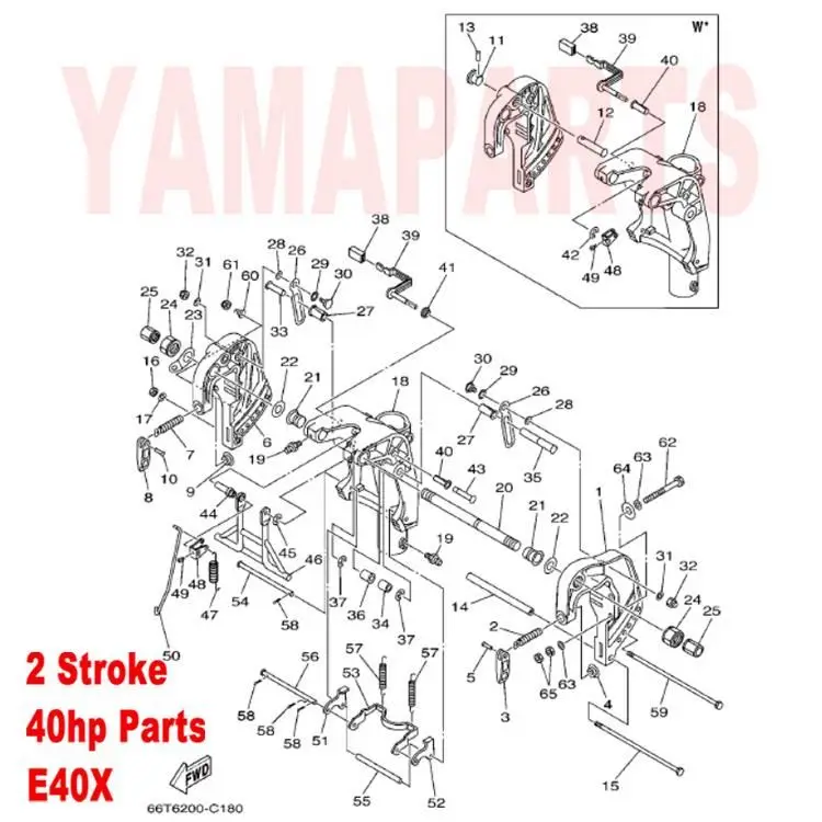 yamaha 40 hp 2 stroke parts diagram