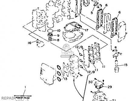 yamaha 70 hp outboard parts diagram