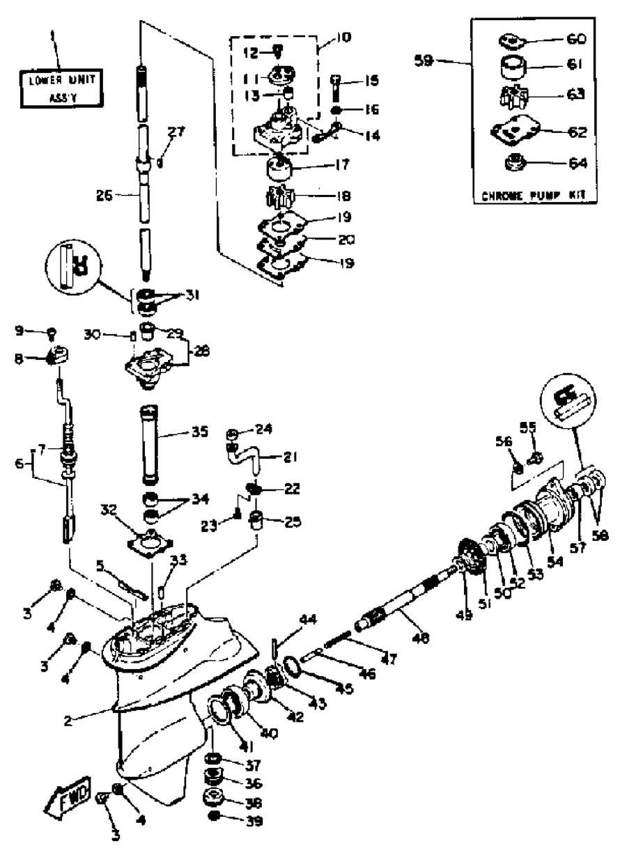 yamaha 9.9 outboard parts diagram