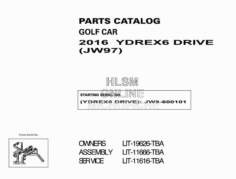 yamaha electric golf cart parts diagram