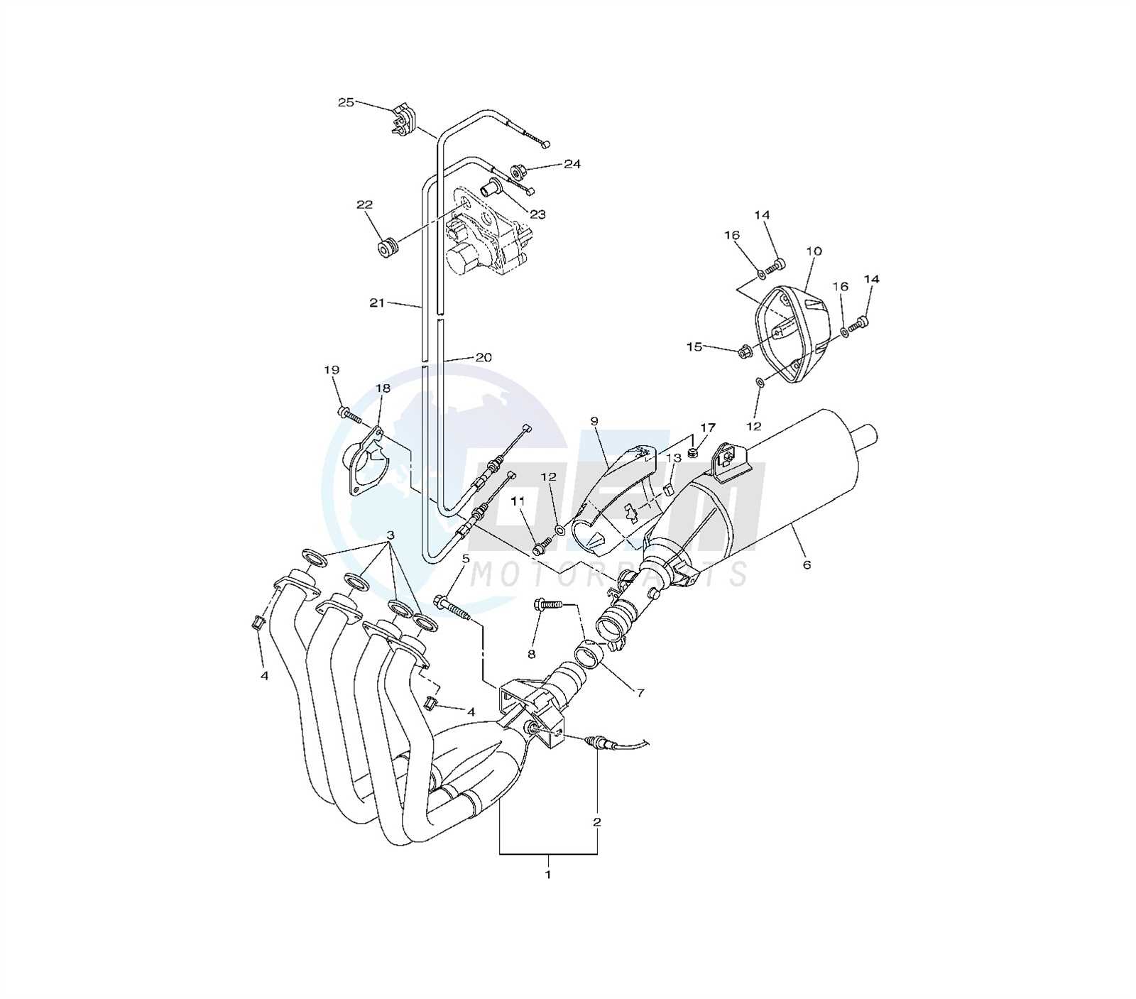 yamaha fz1 parts diagram