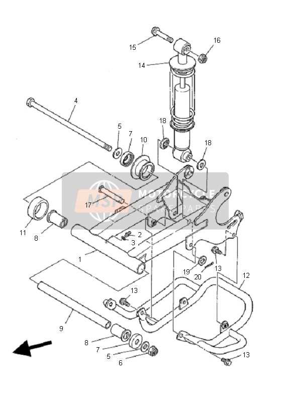 yamaha grizzly 125 parts diagram