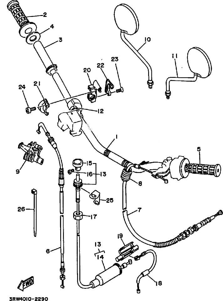 yamaha xt225 parts diagram