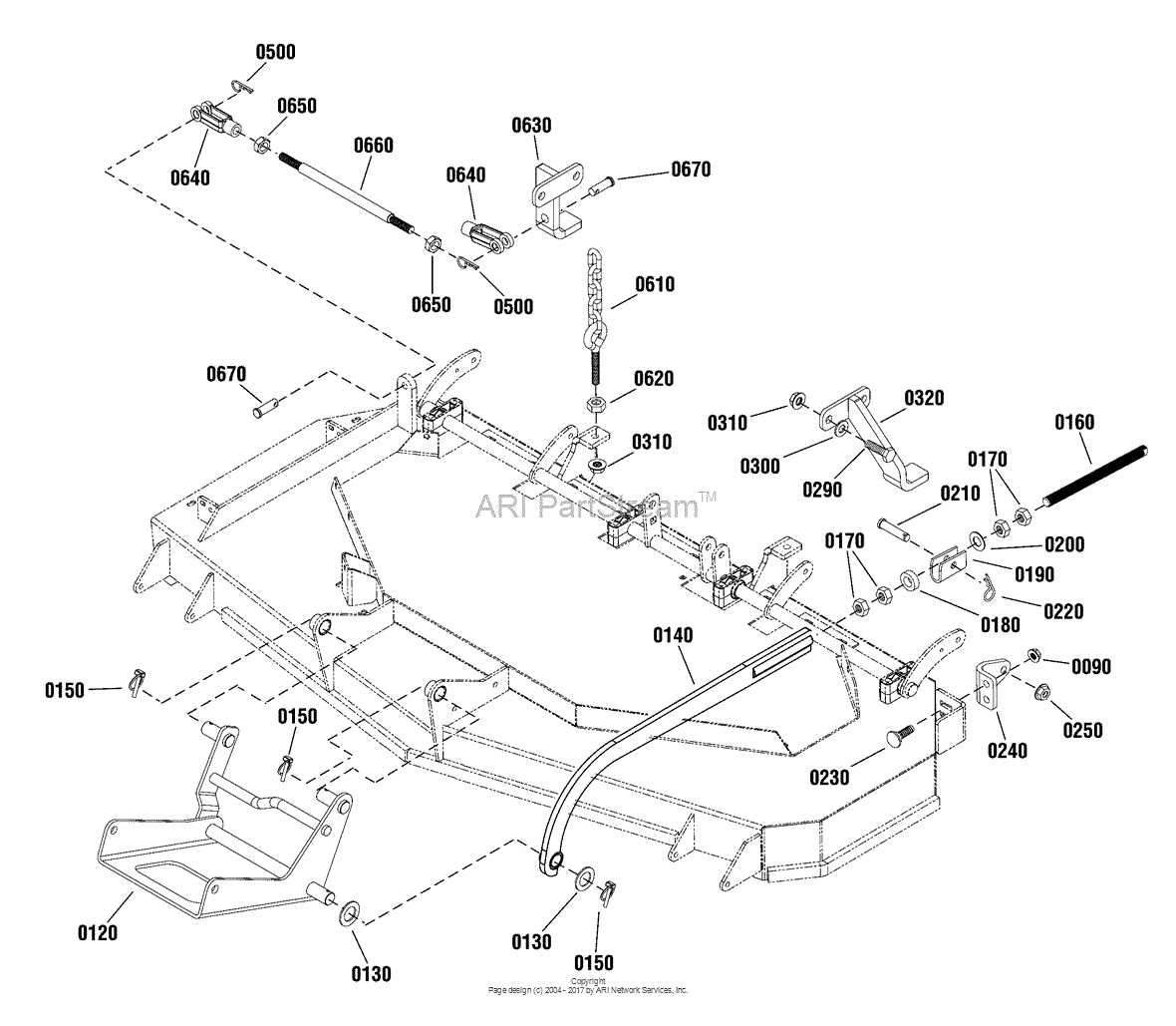 big dog mower parts diagram