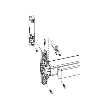 panic bar parts diagram