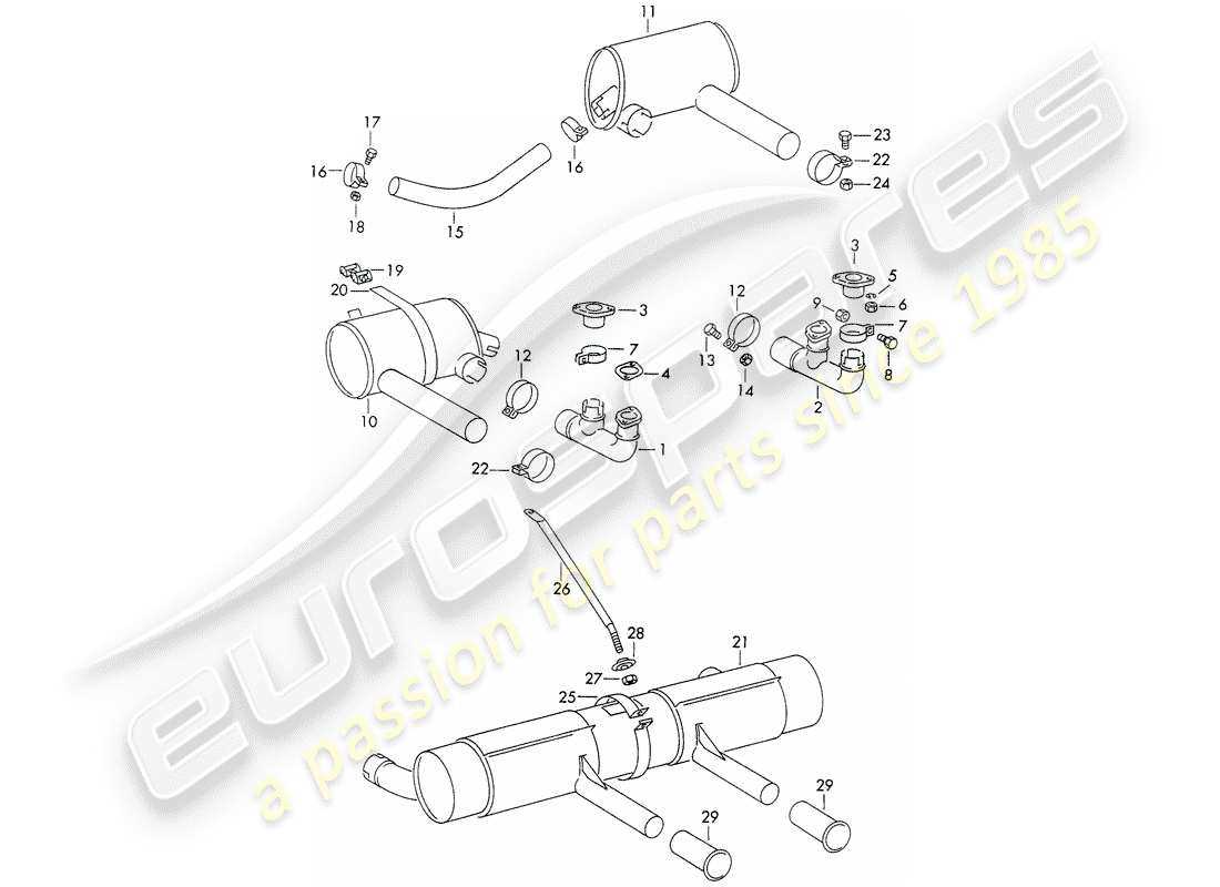 exhaust part diagram