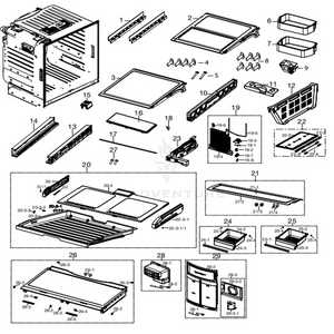 samsung rf263beaesr parts diagram