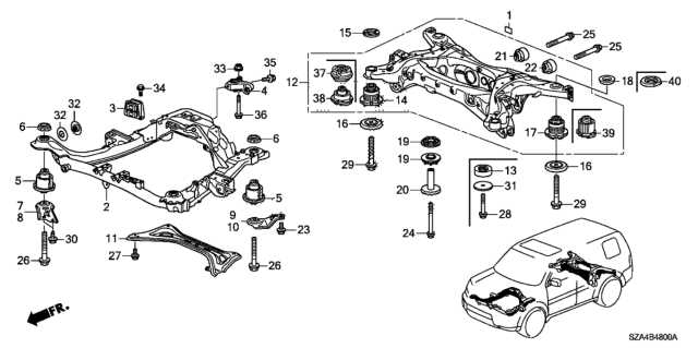 2014 honda pilot parts diagram