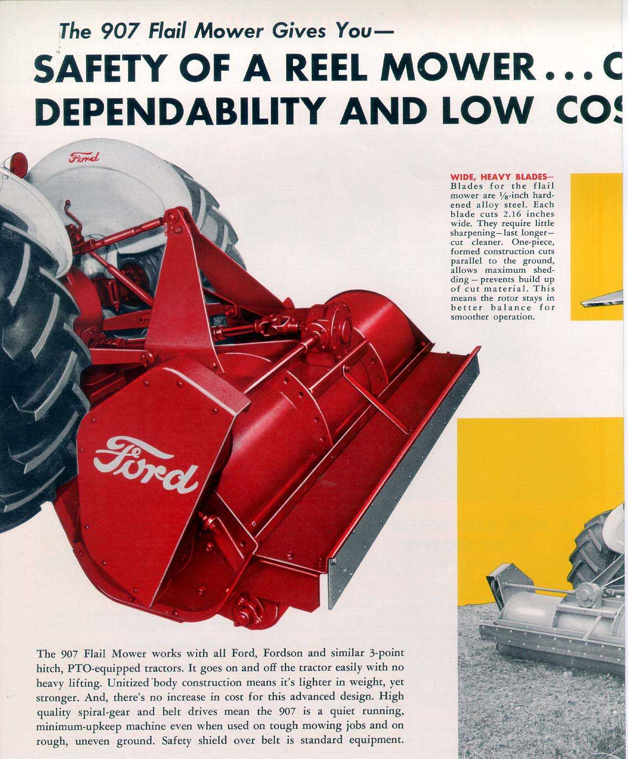 ford 907 flail mower parts diagram