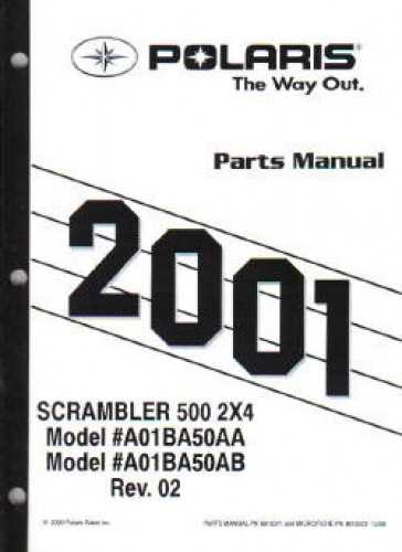 polaris 500 parts diagram