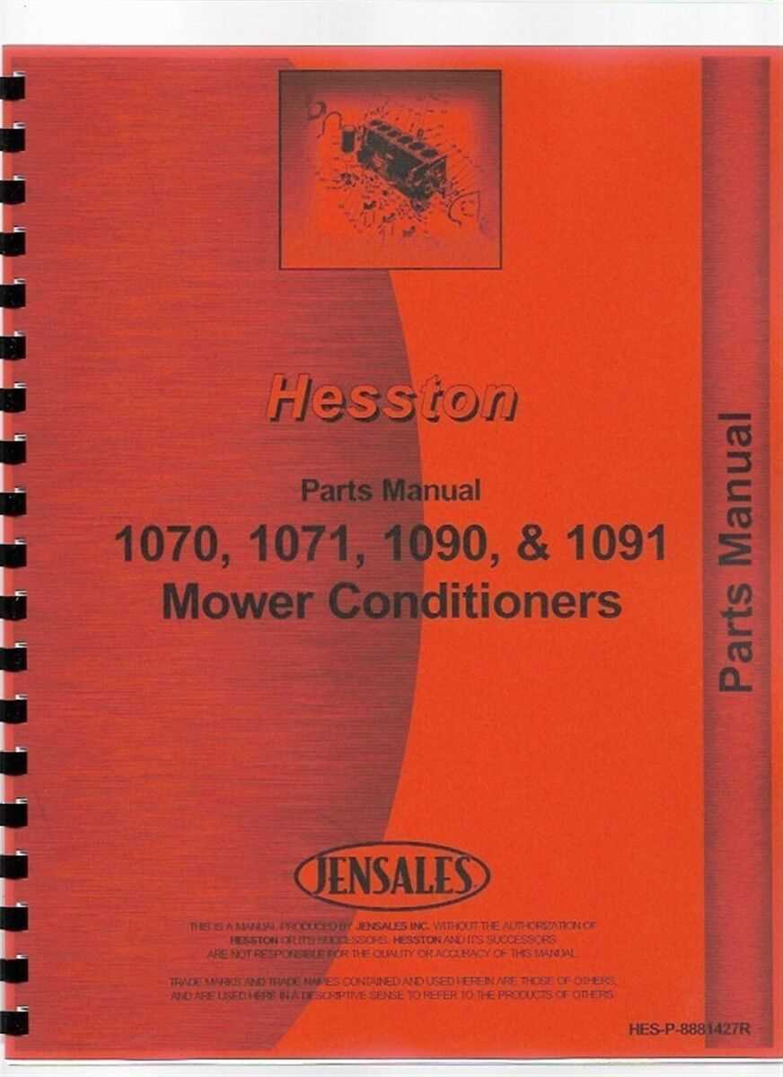 hesston 1010 parts diagram