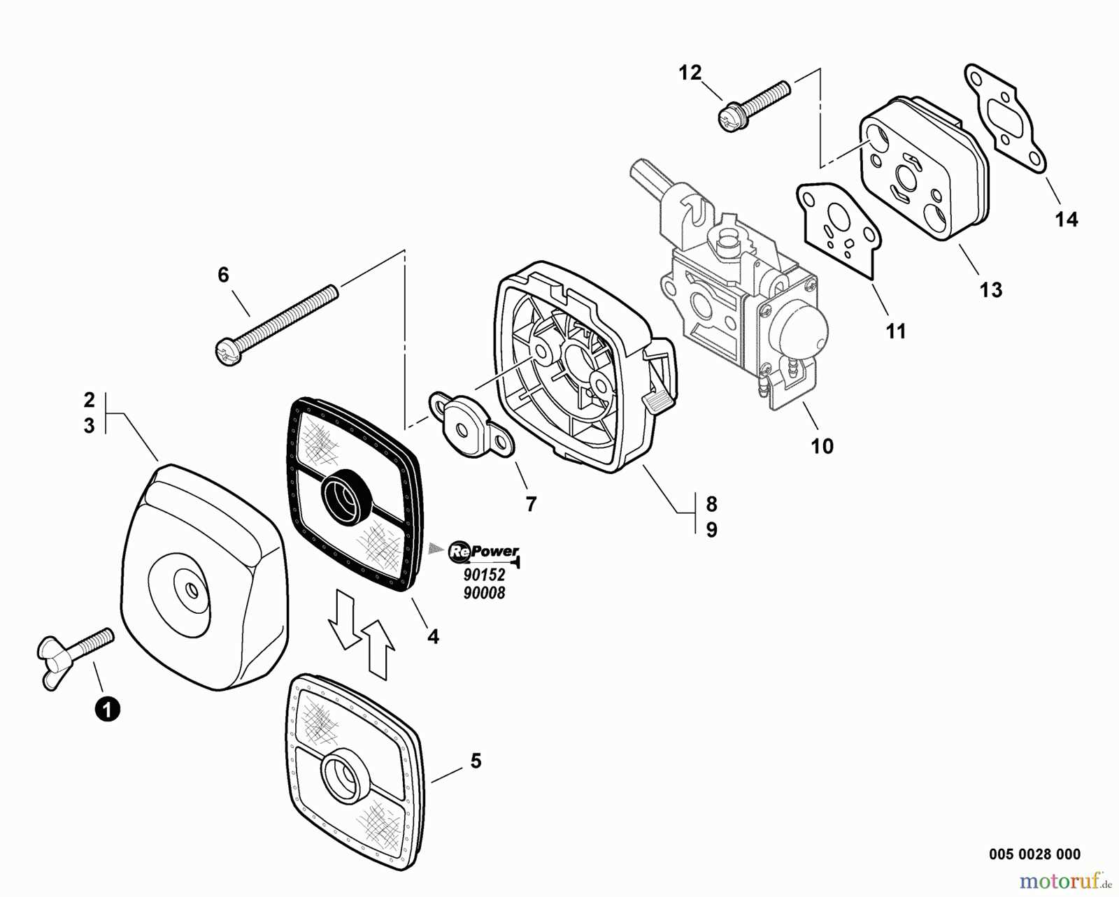 echo srm 230 parts diagram