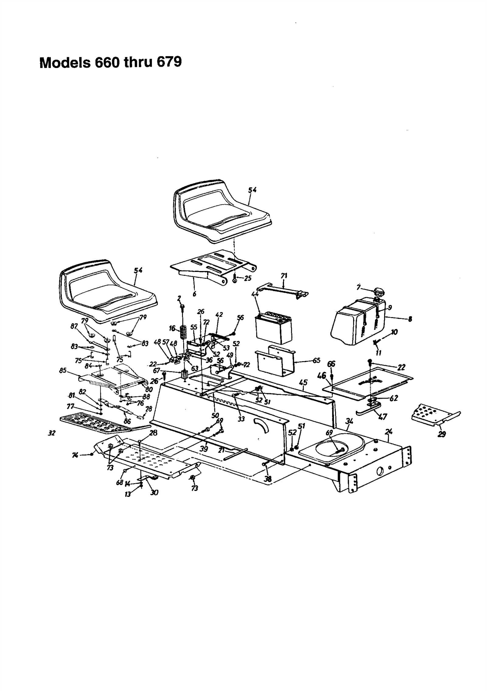 mtd riding mower parts diagram