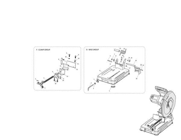 evolution saw parts diagram