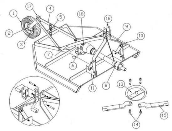 boom lift parts diagram