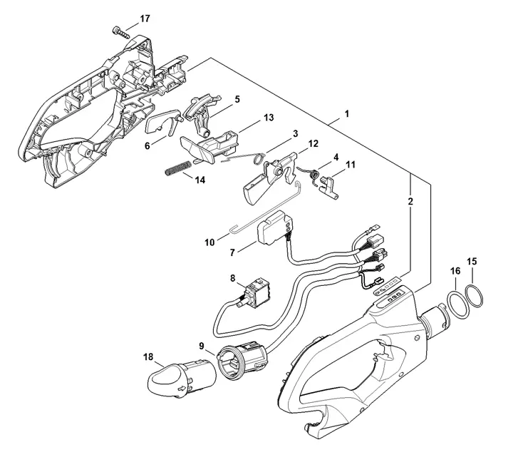 stihl 009l parts diagram