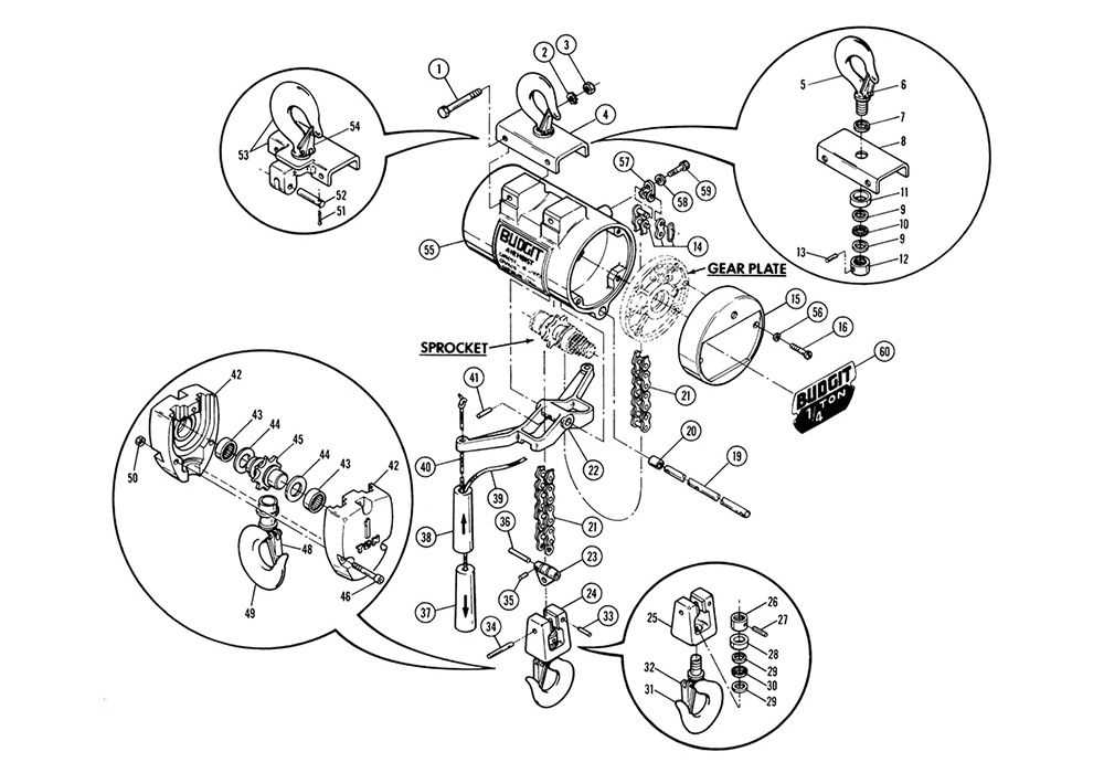 chain parts diagram