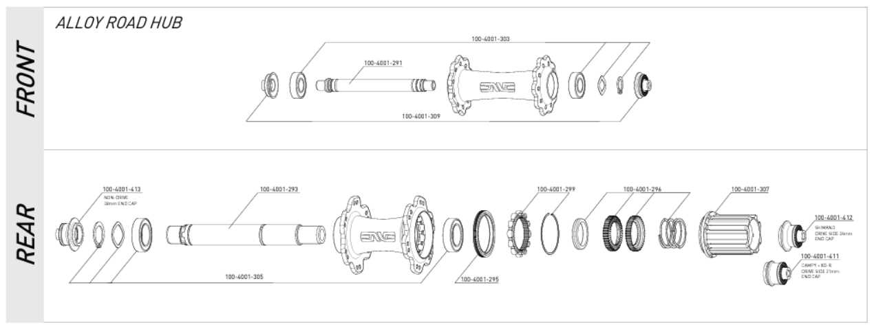 bike hub parts diagram