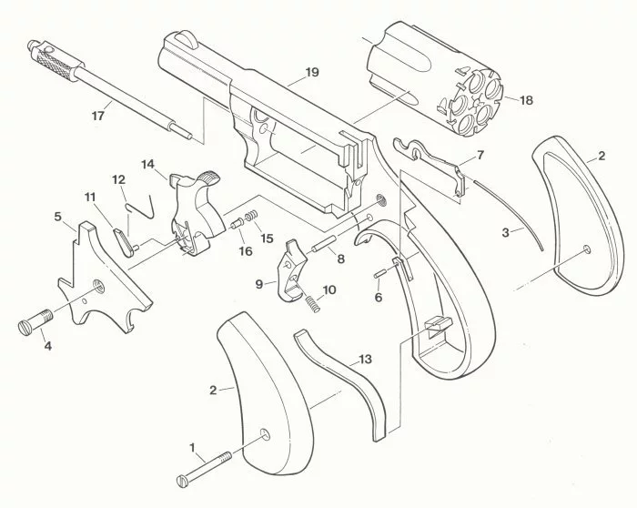 revolver parts diagram