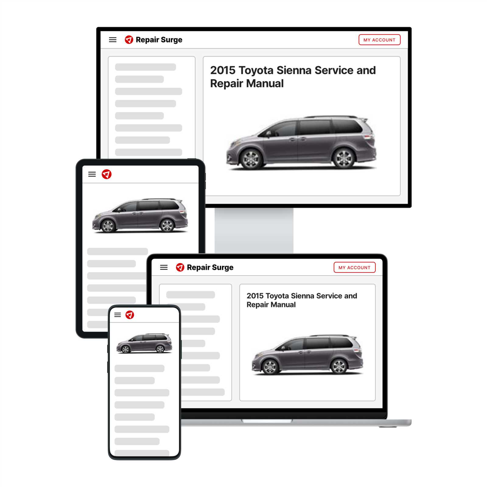 2015 toyota sienna parts diagram