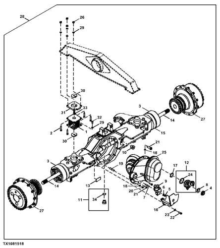 truck axle parts diagram