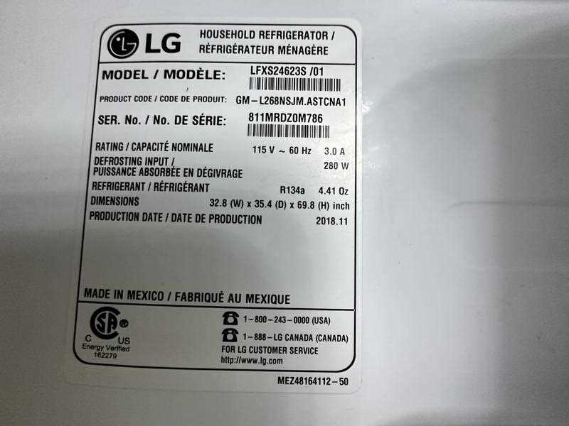 lg lfxs24623s parts diagram